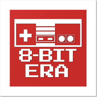 8 Bit Era Controller Posters and Art